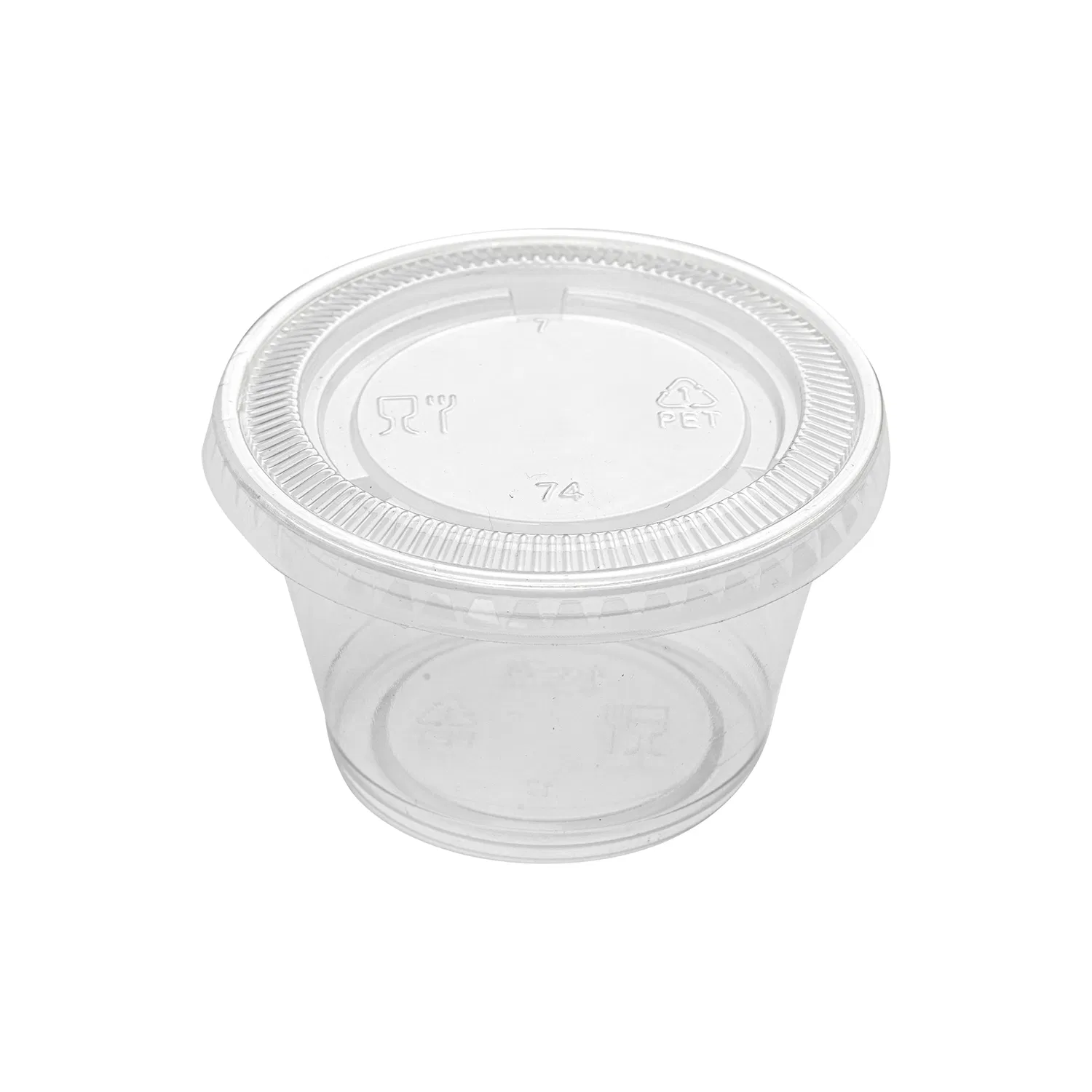 Одноразовые стаканы для мороженого PET с крышкой