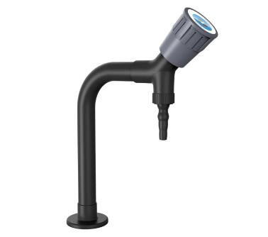 Лабораторный кран из латуни, однорычажный