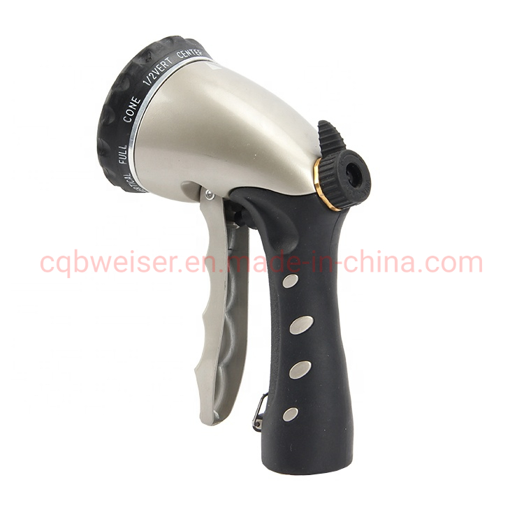 10pattern Gardening Watering Brass Nozzle Multi-Purpose Car Washing Cleaning Gun