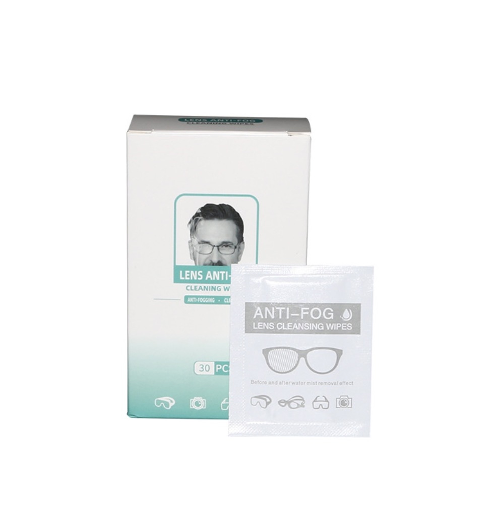 Individual Package Lens Anti-Fog Wet Wipes Glasses Cleaning Wipes