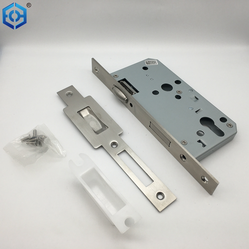 Guangdong CE Euro Profile Cylinder Lock Body Mortise Lock with Roller Latch