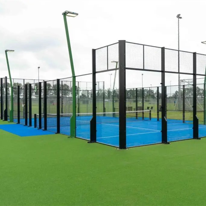 Top Sale Great Quality Indoor Outdoor Padel Grass Padel Turf Court Customized Portable Paddle Tennis Court
