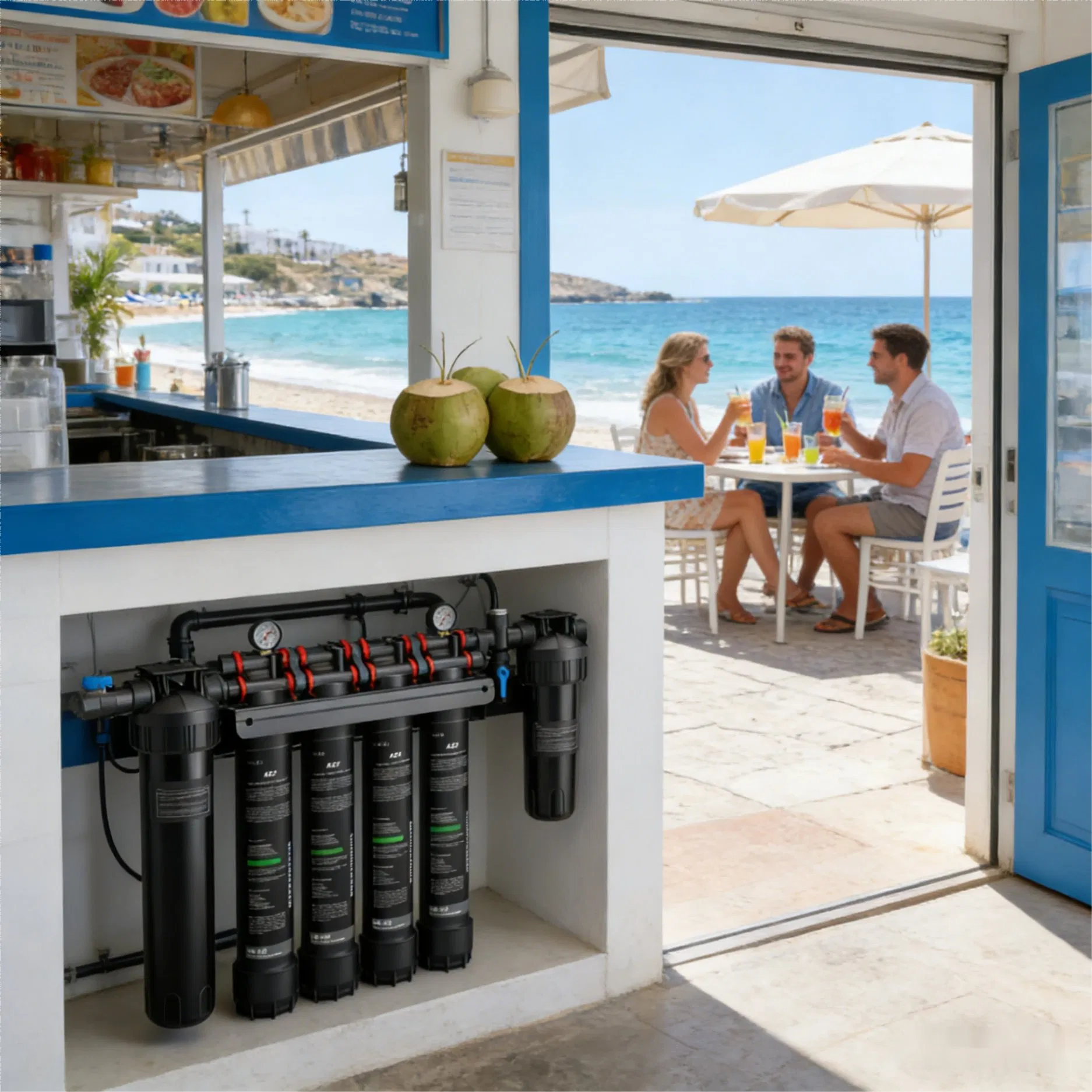 Bulk RO1000g RO Water Purifier for Zurich Fitness Center