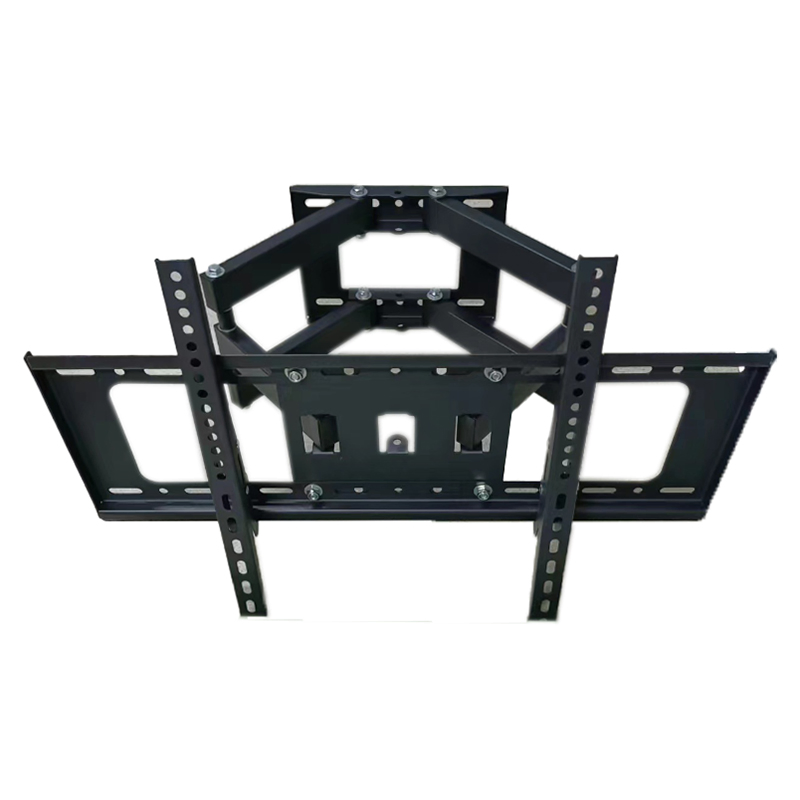 Universal TV Wall Mount Full Motion Swivel Tilt with Post Install Adjustment Full Swivel Floating Shelves Mounted