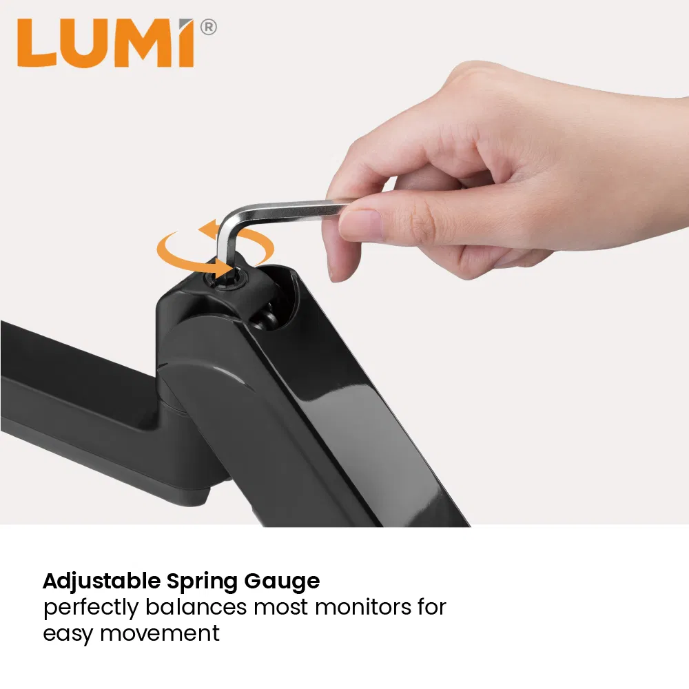 Пружинный кронштейн для монитора с креплением на стол