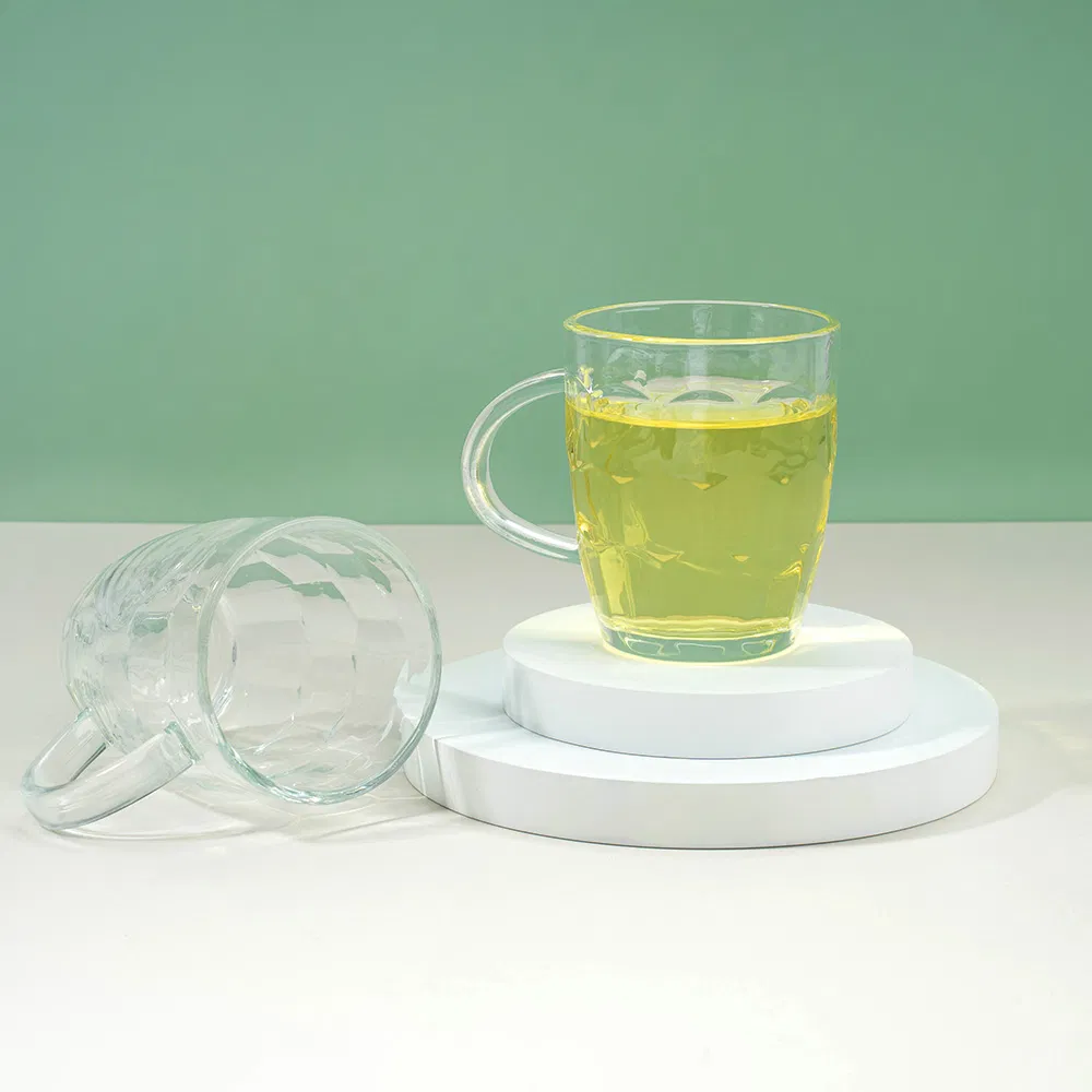 Personalized Custom Logo Glass Beer Glasses Mug with Handle