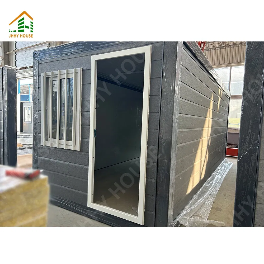 JHHY Modular Portable Fast Install Office Shop Prefabricate Flat Pack Container House