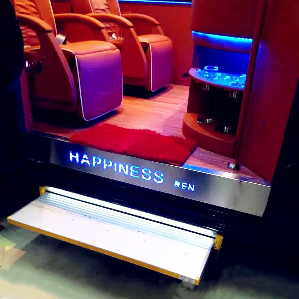 Electric Sliding Ladder for Van and Caravan with CE Certificate