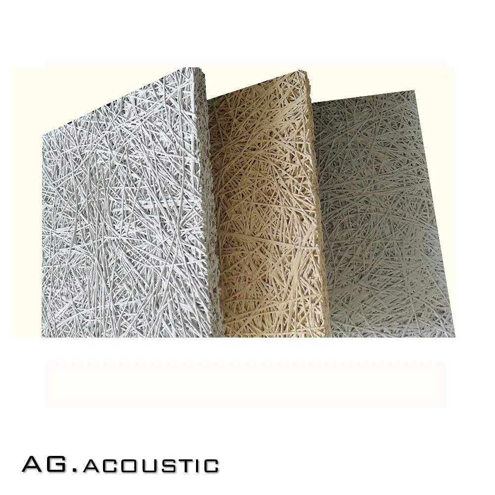 AG. Acoustic Nature Pattern Thickness 25mm Wooden Wool Cement Sound Absorbing Wall Board for Stadium
