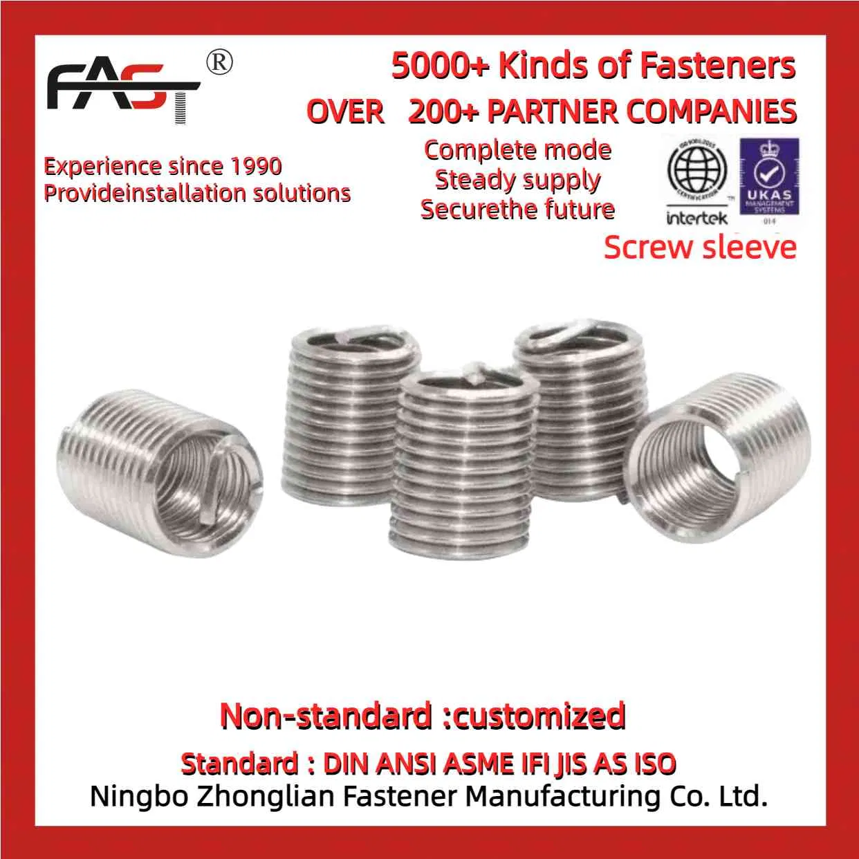 Precision-Engineered Screw Sleeve for Sensitive Applications