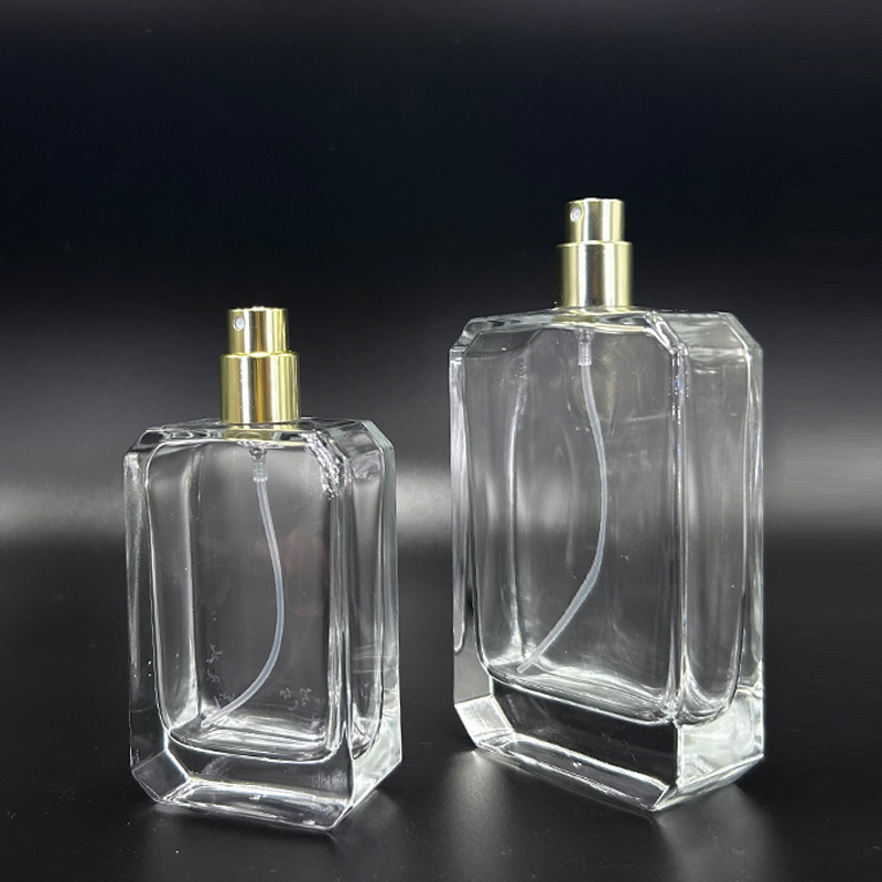 Gorgeous Spray Pump Packaging 50ml Glass Perfume Bottle for Perfume Fragrance