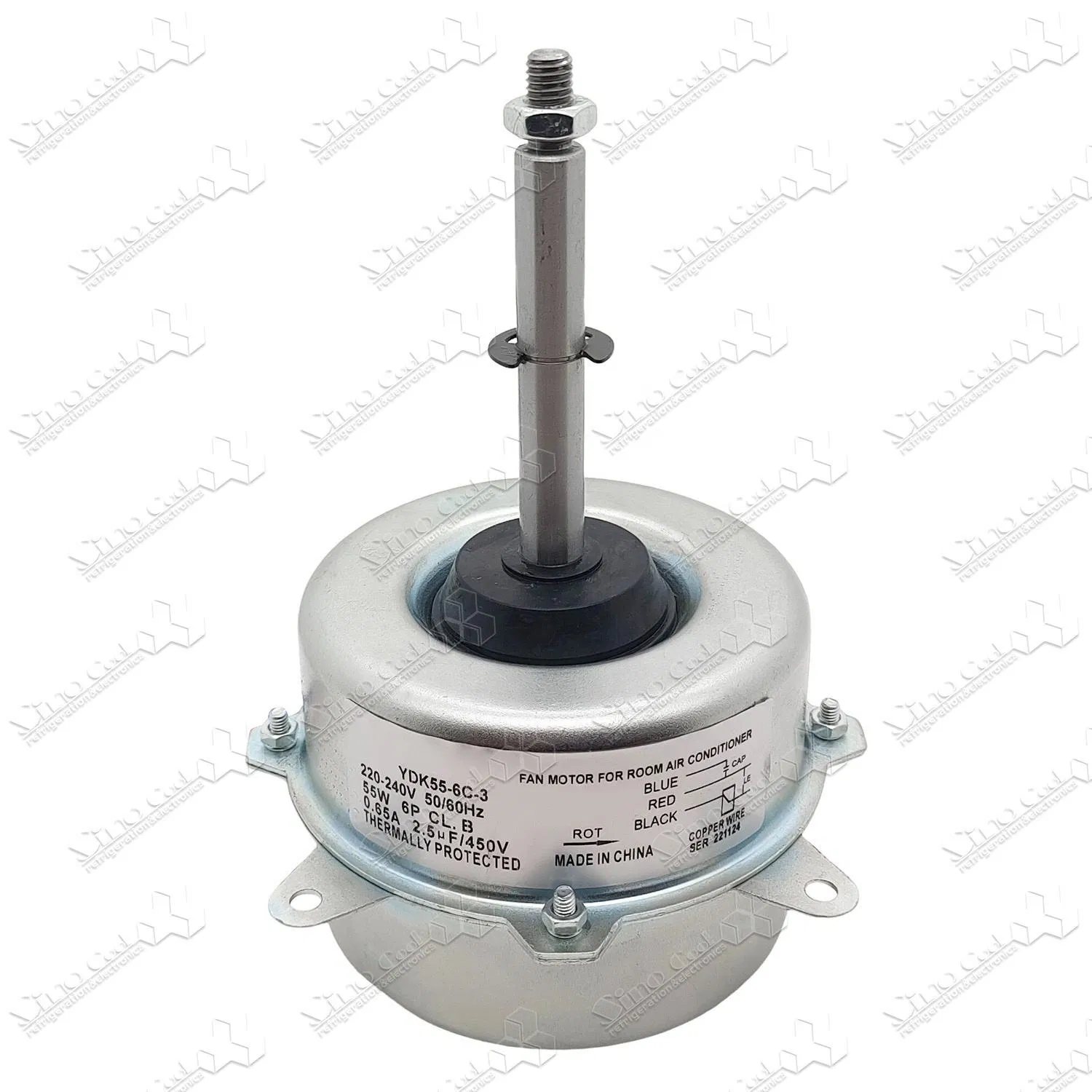 Sino Cool Ydk55-6c-3 220V 55W Universal Air Conditioner Outdoor Motor Fan