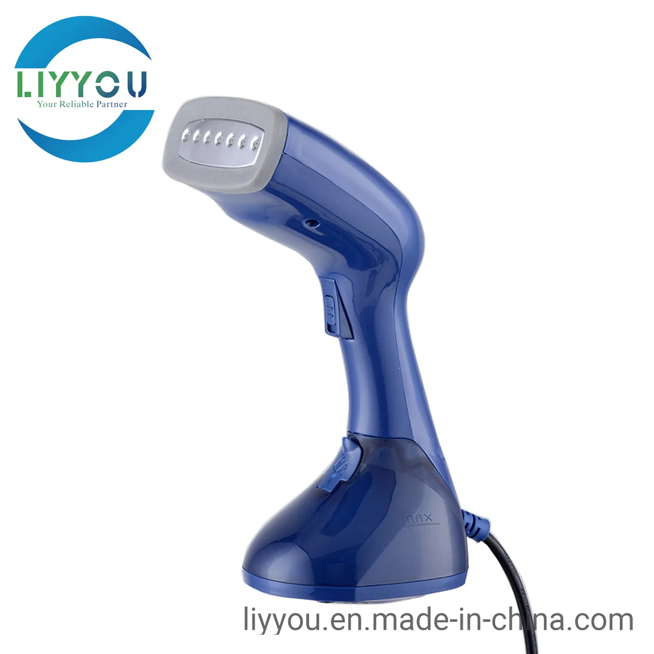 Compact Handheld Garment Steamer with Travel Pouch for Easy Use
