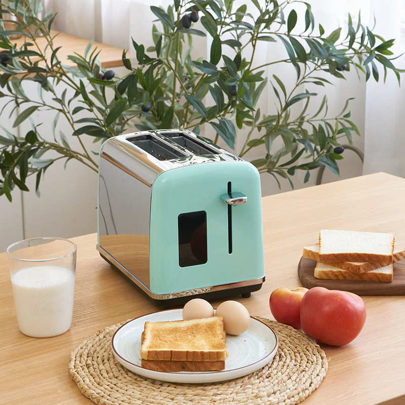 Small Mini Stainless Steel Toaster Single Slice Household Sandwich Toaster