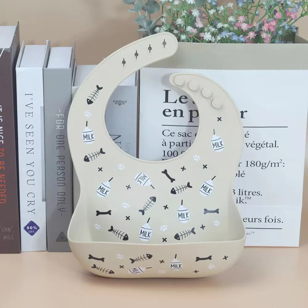 Silicone Manufacturer Bib for Feeding Eating Weaning