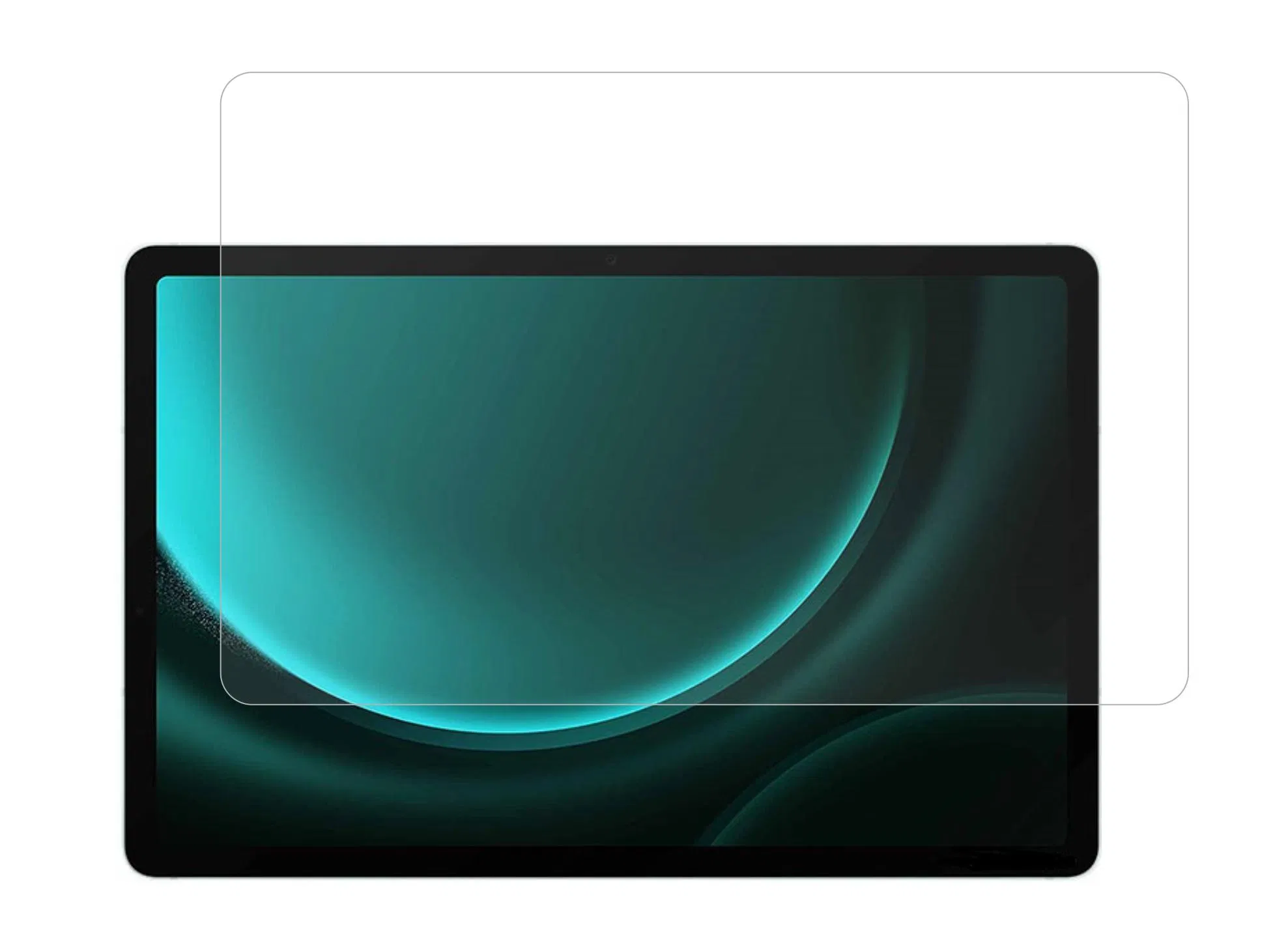 9h Hardness High Definition Tablet Tempered Glass Screen Protector for Samsung Galaxy Tab S9 Fe with Case Friendly Design