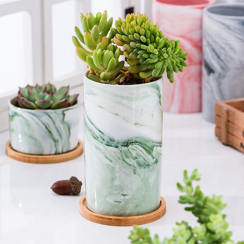 Горшок керамический для цветов Сочный