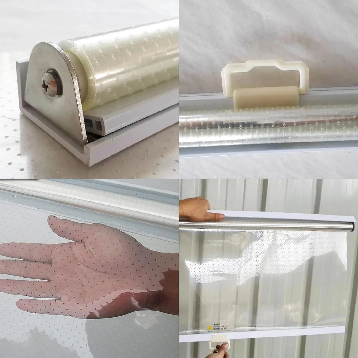 PVC Freezer Cover/Freezer Curtain/ Refrigerator Blind /Night Cover/Night Blind for Supermarket