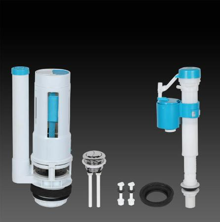High Qualitykj-318 Dual Flush Bathroom Split Toilet Tank Accessories High Quality/Control Valve/Valve/Solenoid Valve/Toilet Flushing Fitting