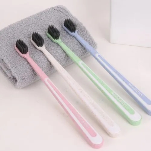 Eco-Friendly Corn Starch Toothbrush with Hotel Amenities for Hotel Room Using