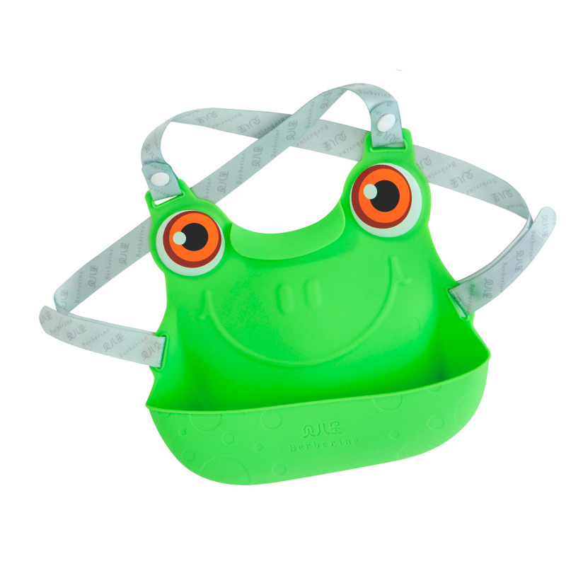 China Manufacturer Custom Logo Waterproof Child Bibs Food Grade Silicone Baby Bib