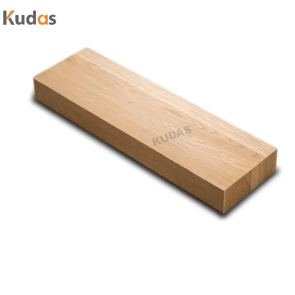 Decorative Indoor Solid Wooden Stair Tread Custom Wooden Stair Landing