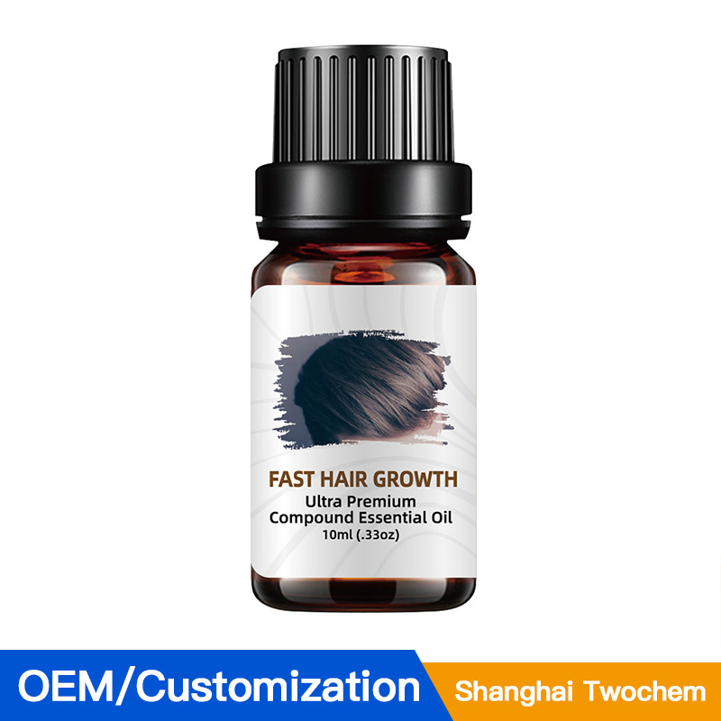 Twochem Hair-Frowth Hair Nourishing Essential Oil Dense Hair Growth Massage Hair Conditioning Compound Essential Oil Cross Border Explosion Free Sample
