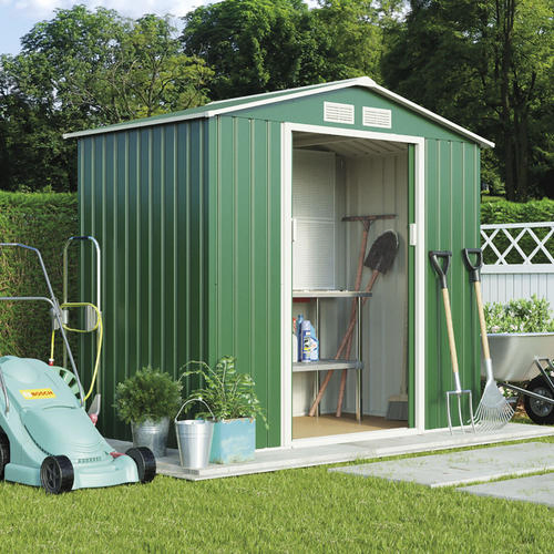 Fully Screw-Screwed Design Storage Shed with Double Sliding Door RDS2618-G2