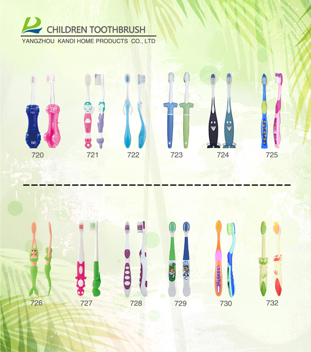 High Quality Handle Printing Free Sample Junibor Kids Toothbrush