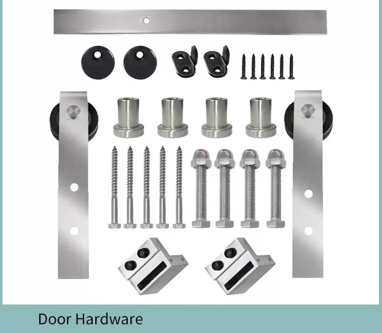 Barn Door, Bathroom Door, Suspended Sliding Pulley