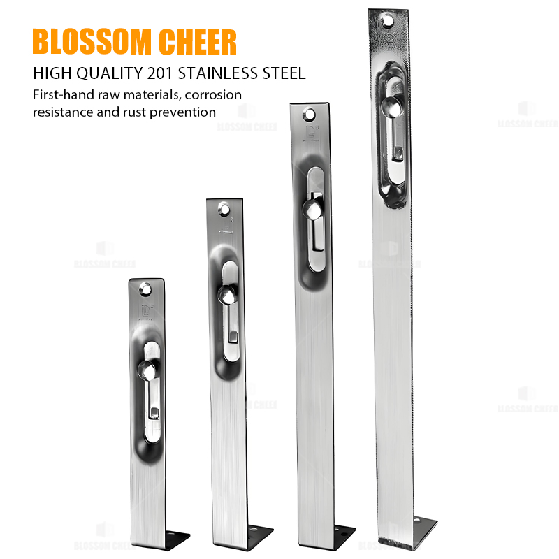 Premium Stainless Steel Double-Open Door Bolt for Security