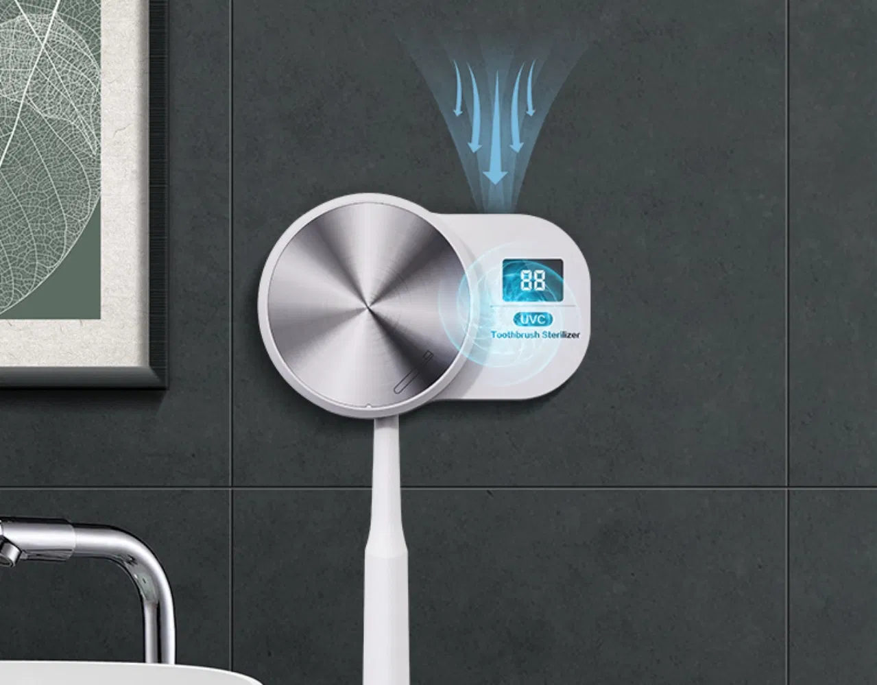 Умная УФ-стерилизатор для зубных щеток настенный