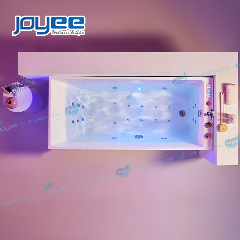 Угловая акриловая ванна с гидромассажем Joyee Luxury