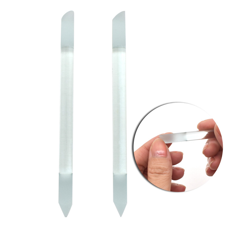 Professional Cuticle Pusher Crystal Nano Glass Nail File Manicure Products Nails Art Tools