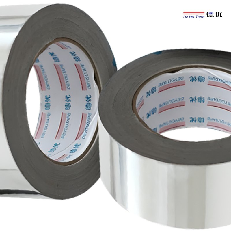 Rubber-Resin Adhesive Aluminum Foil Tape with Silicone Paper Liner