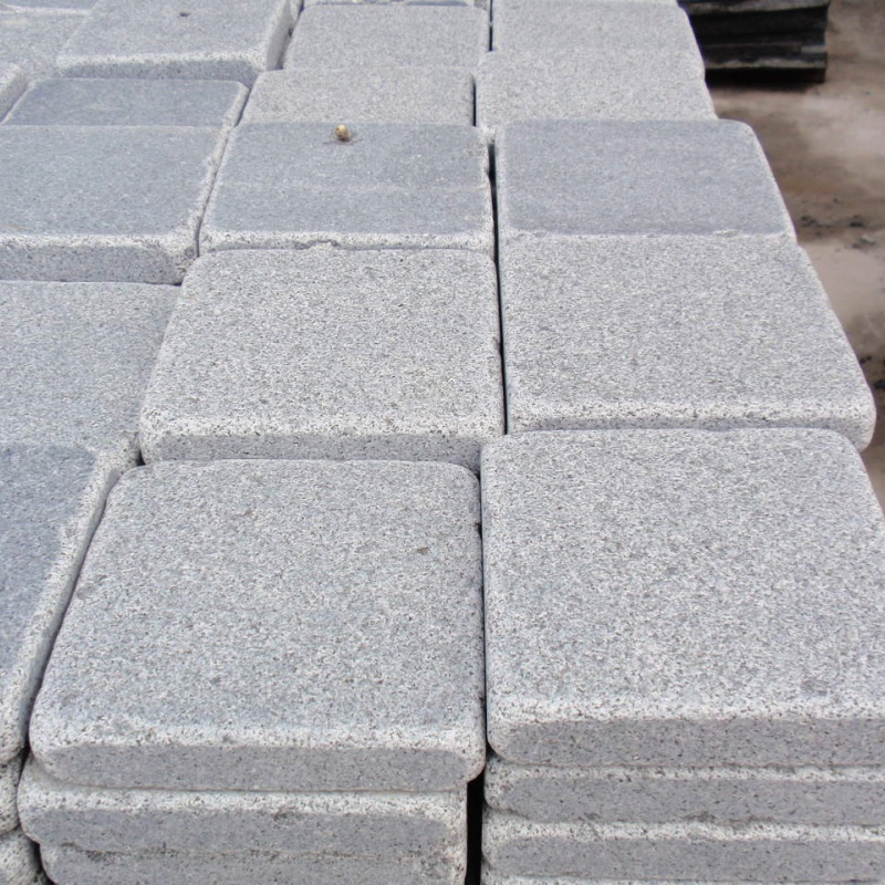 Natural Grey Granite Products Flamed and Polished Customized