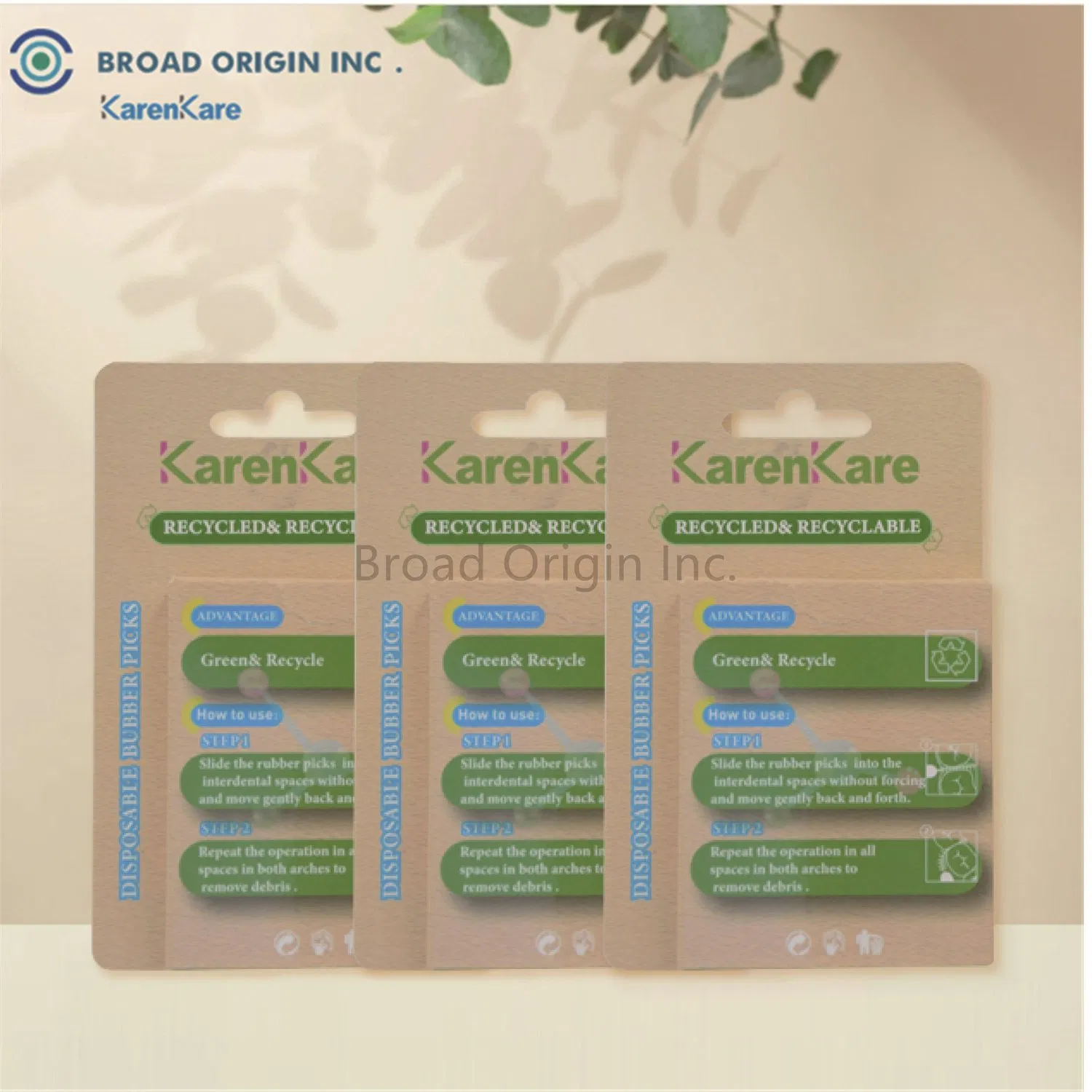 2025 Newest CE Approved Soft Dental Picks Rubber Interdental Brush