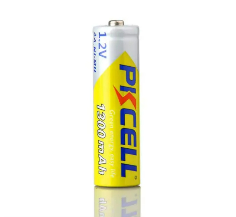 High Power Pkcell 1.2V NiMH AA Rechargeable Battery 1300mAh for Digital Products