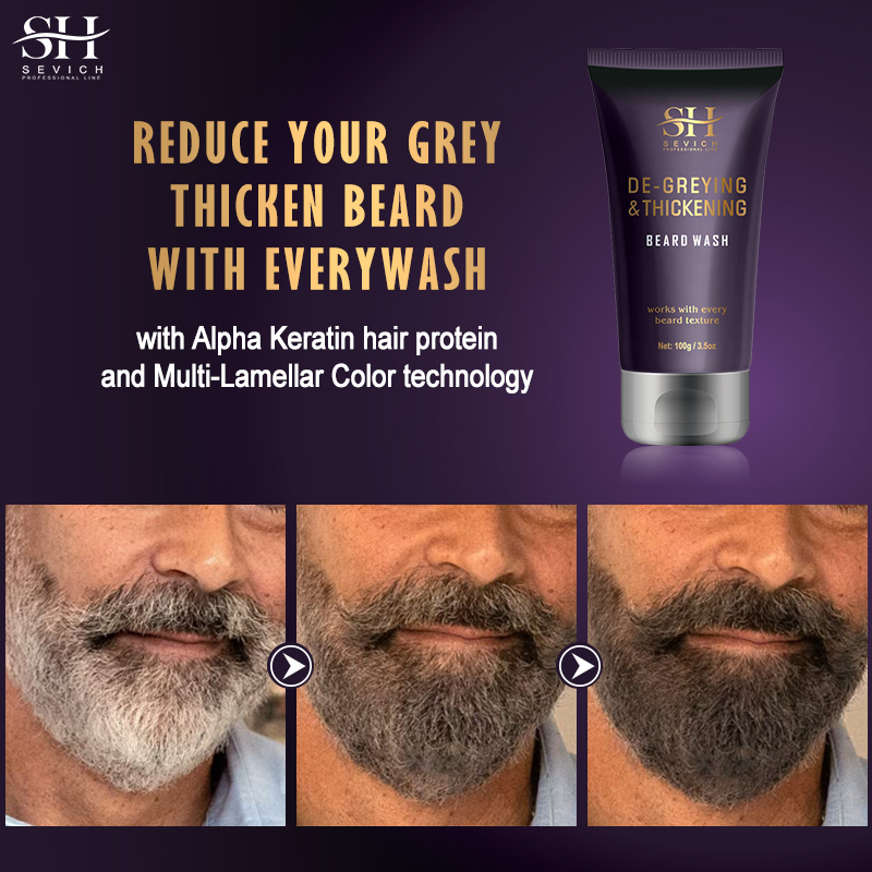 Blackening Beard Shampoo Dye Faster Blackening Beard Coloring Removal