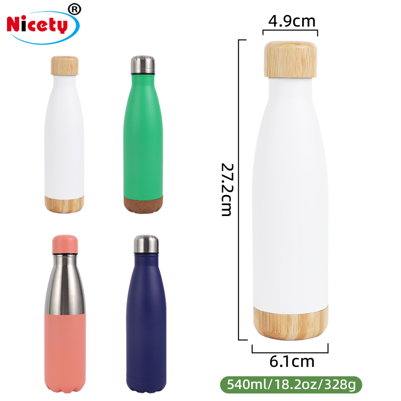 Wholesale Cola Shape Stainless Steel Insulated Cup Portable Vacuum Flask Sports Water Bottle for Camping