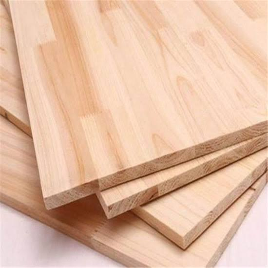 2440X1220mm Solid Wood Hardwood Board Poplar Pine Birch Paulownia Finger Joint Panel Plywood