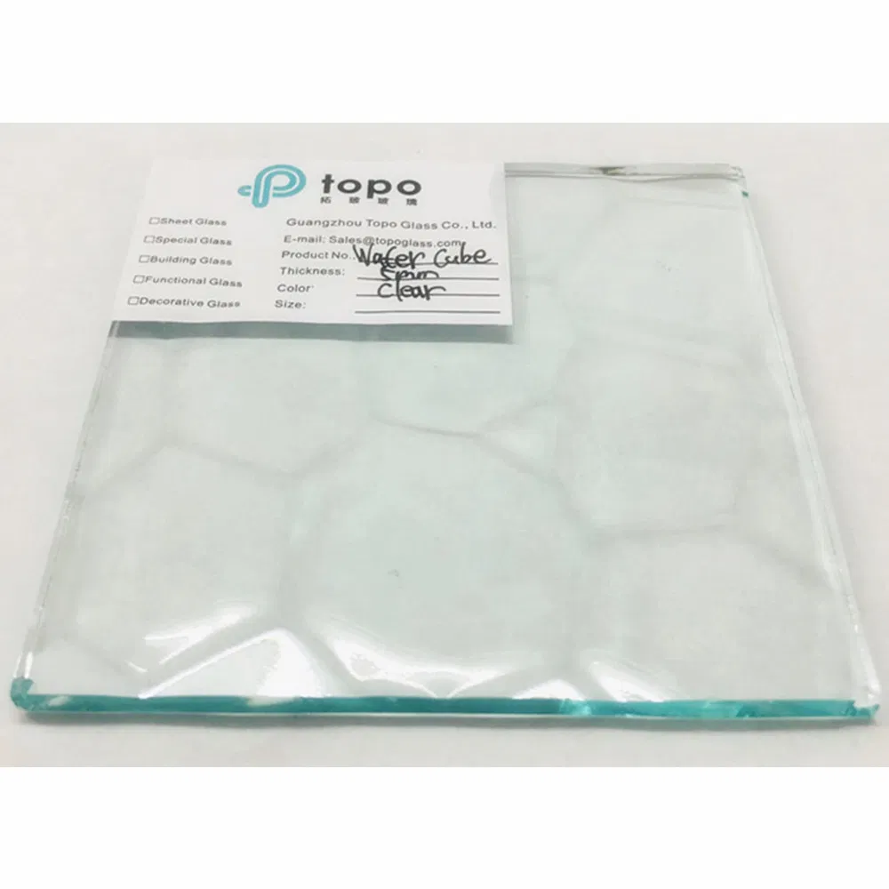 Translucent Step Perspective Water Cube Glass for Door Glass (CP-TP)
