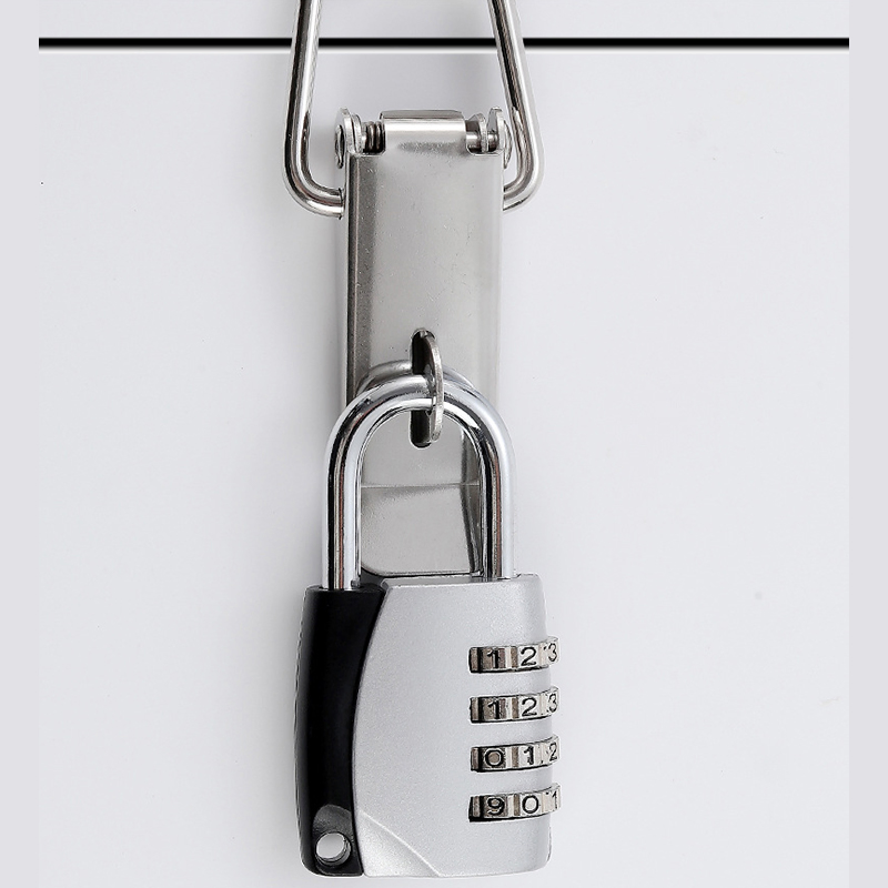 Combination Padlock Safety Master Key Backpack Luggage Padlock