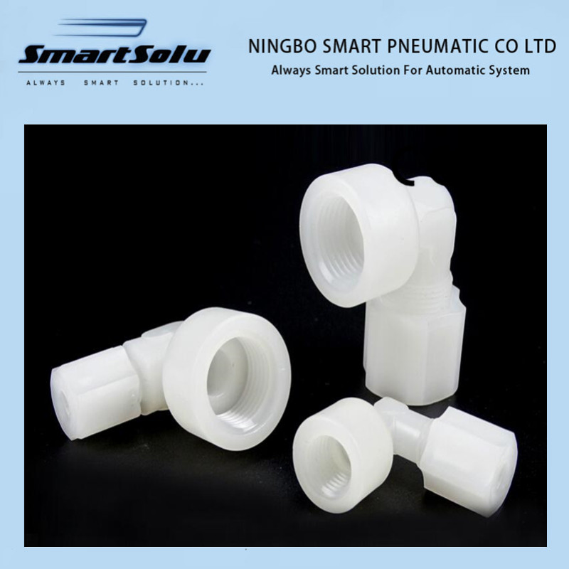PVDF Plastic 90 Degree Elbow Fittings