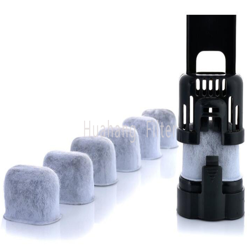 6 pack Popular activated charcoal water filter for coffee machine