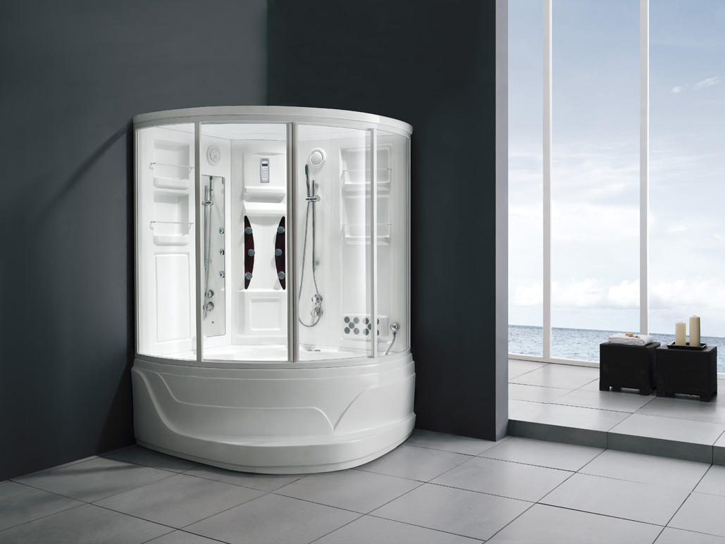 Monalisa Computer Steam Shower Room with Hot Tub M-8232