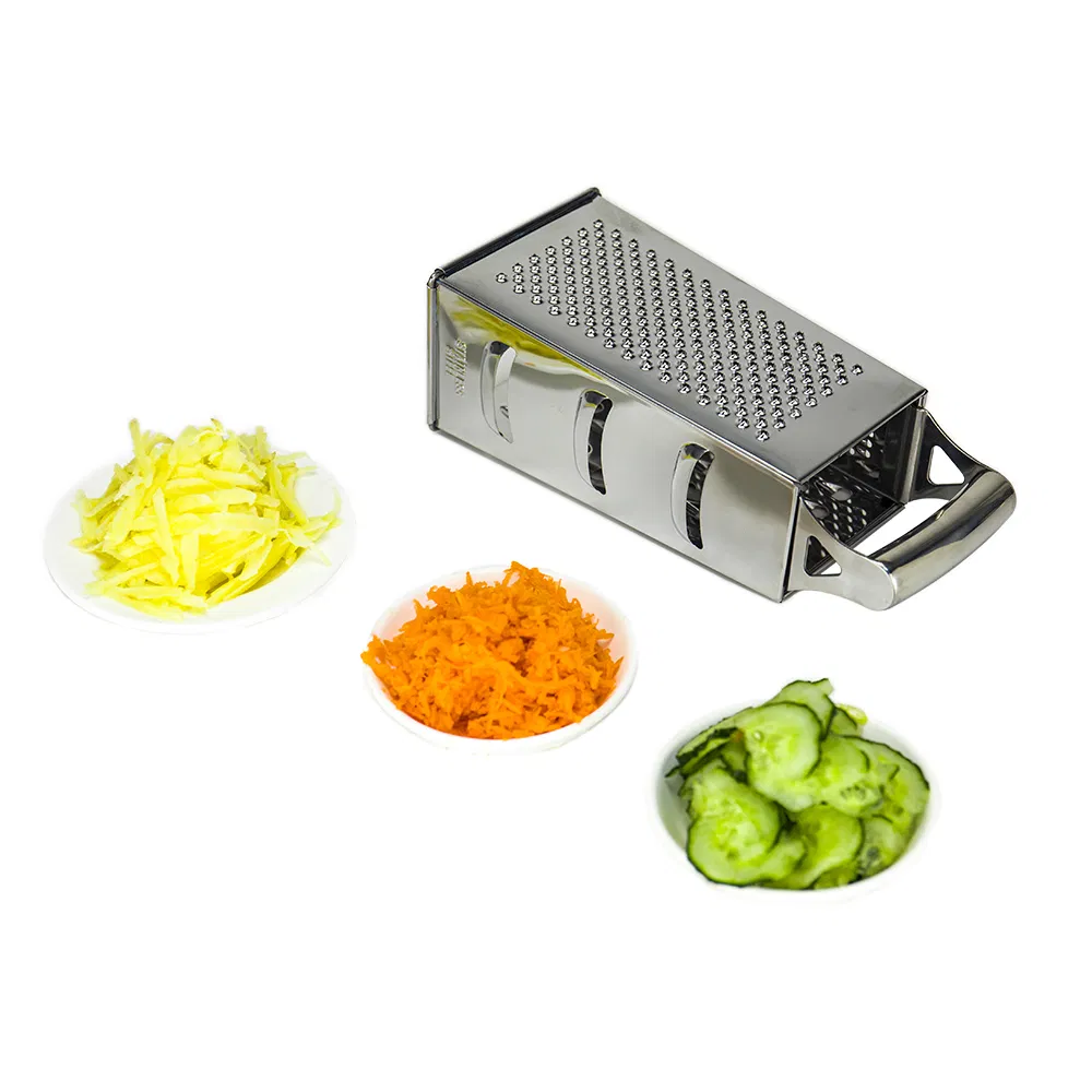 Большая 4-сторонняя тёрка из нержавеющей стали