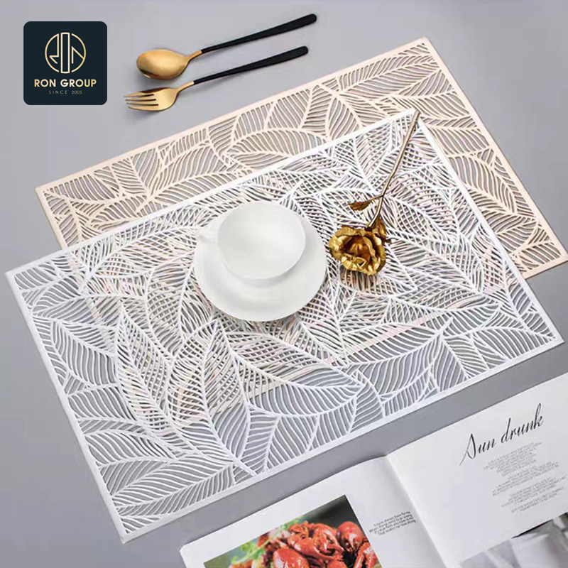 Wholesale Washable Waterproof Anti Slip Ins Placemat for Dining Restaurant Hotel Coffee Shop