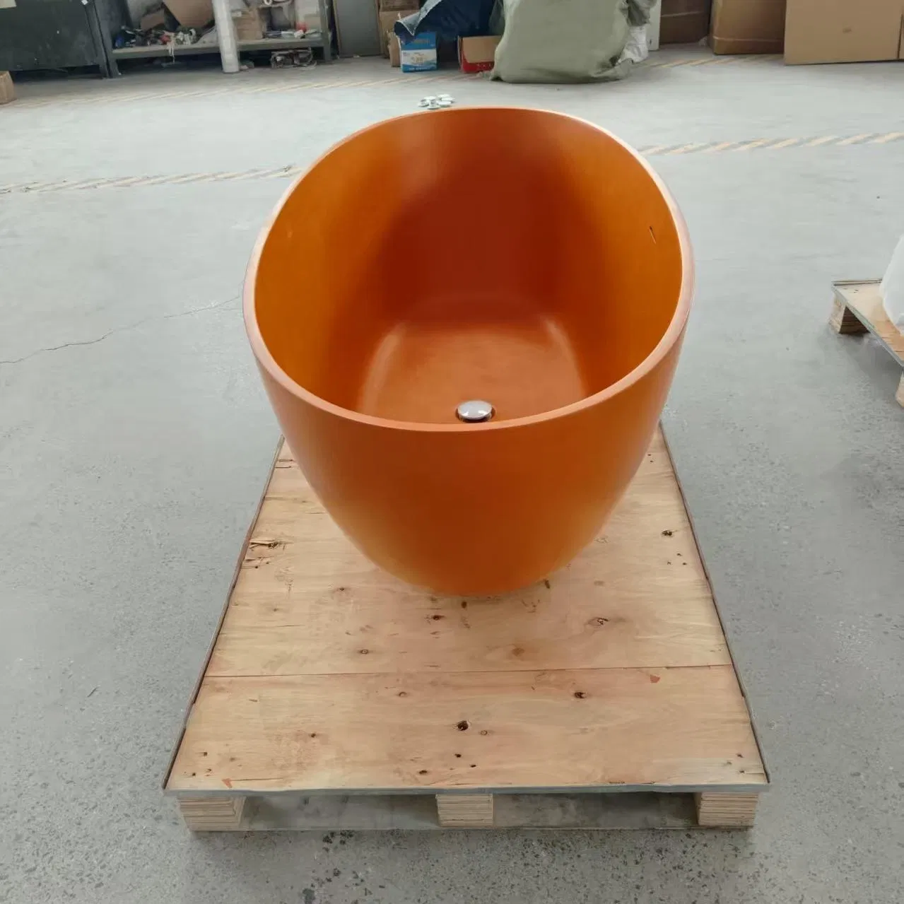 Каменная ванна для ванной комнаты треугольная зеленая