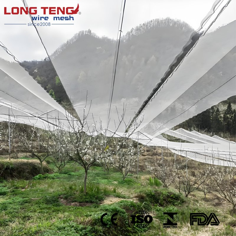 Polyethylene Plastic Mesh Pallet Net for Cotton Presshay Bale Net